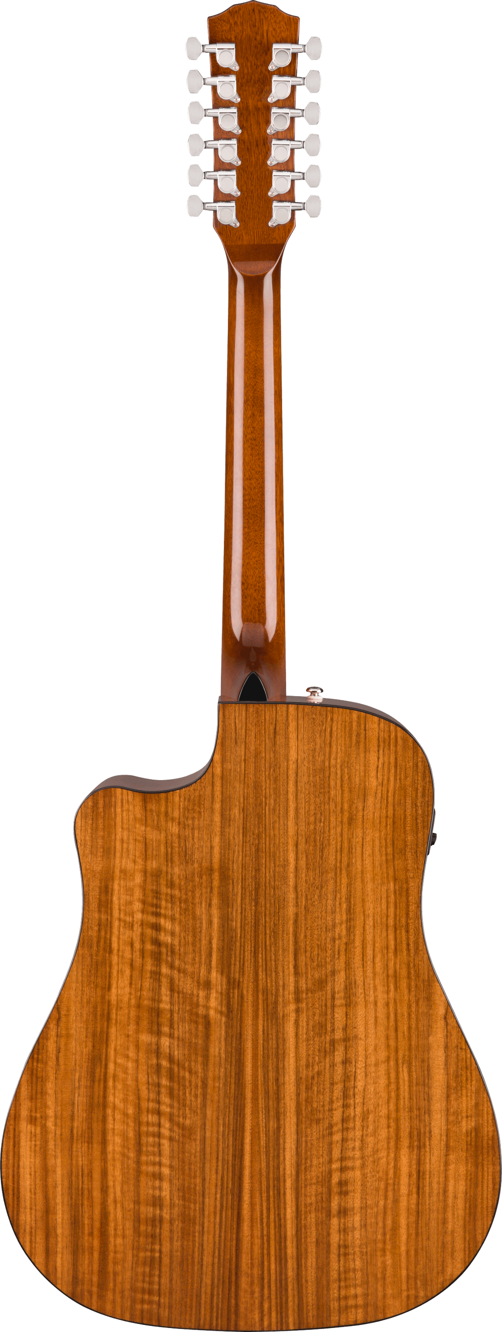 Fender CD-140SCE 12-String Acoustic Electric Guitar - Natural — back view