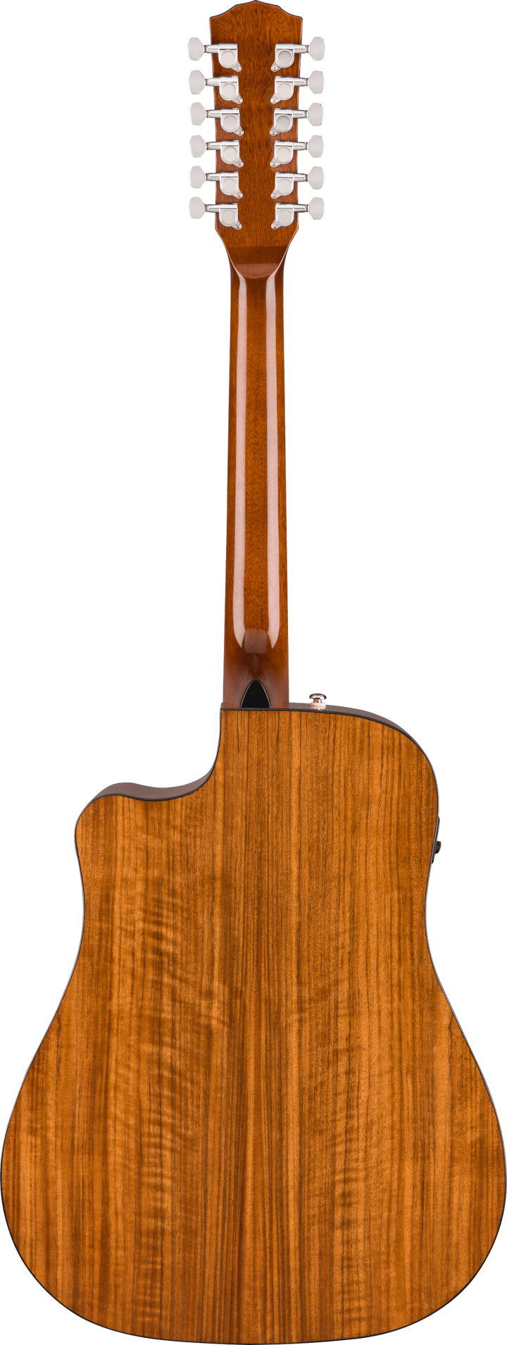Fender CD-140SCE 12-String Acoustic Electric Guitar - Natural — back view