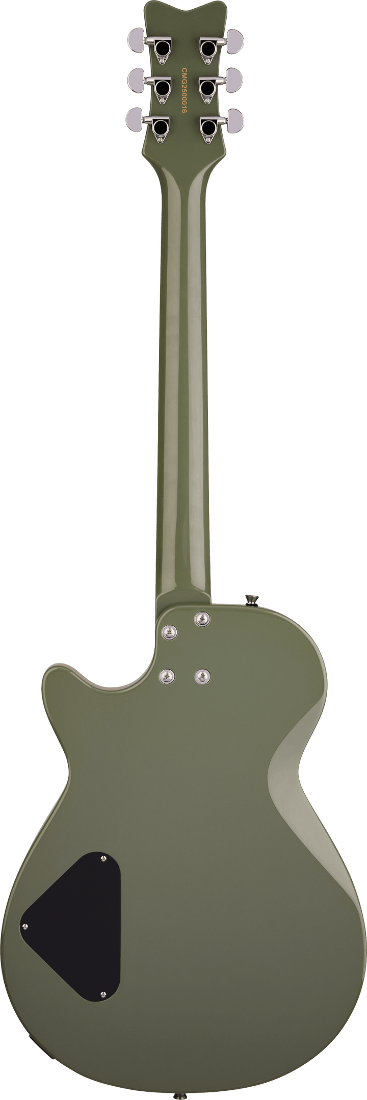 Gretsch Streamliner Jet Club 1 Pickup Electric Guitar - Olive Drab — back view