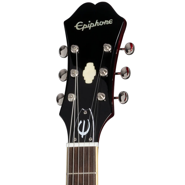 Epiphone Riviera Semi-Hollowbody Electric Guitar - Sparkling Burgundy headstock