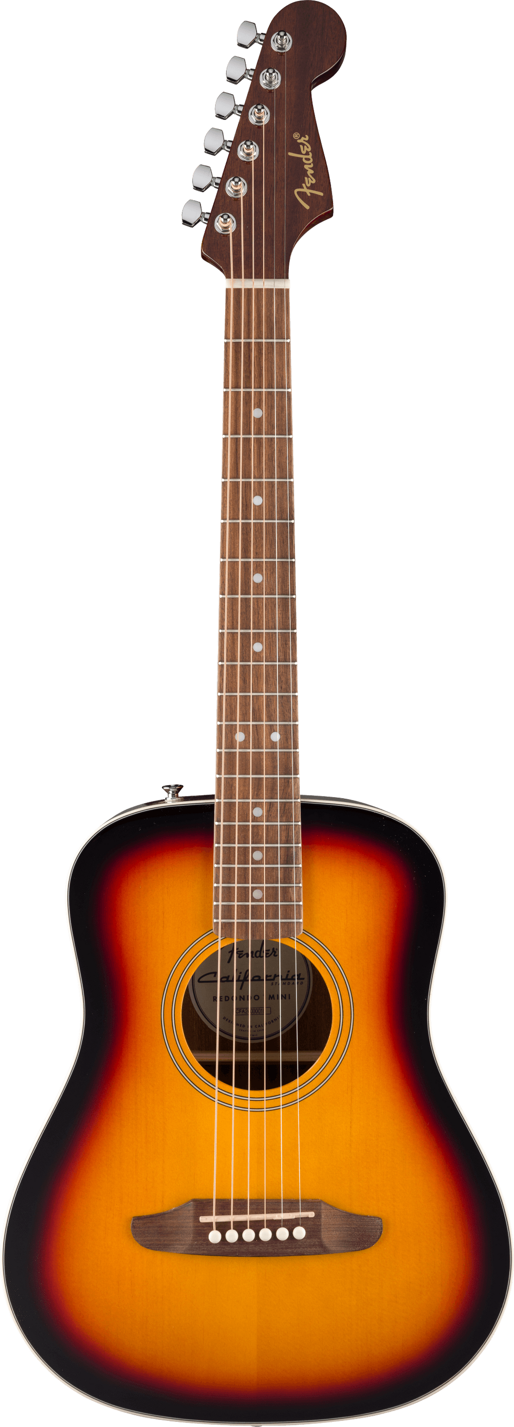 Fender California Standard Redondo Mini Acoustic Guitar - 3 Color Sunburst