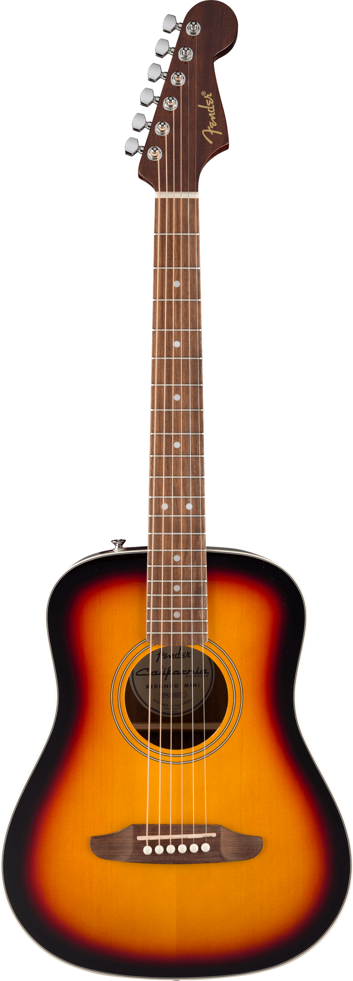 Fender California Standard Redondo Mini Acoustic Guitar - 3 Color Sunburst