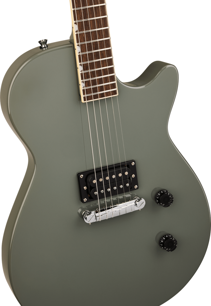 Gretsch Streamliner Jet Club 1 Pickup Electric Guitar - Olive Drab — Three quarter front 2