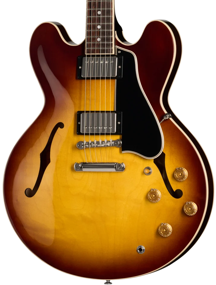 Gibson ES-335 '50s Semi-Hollowbody Electric Guitar - Vintage Tobacco Burst — three-quarter front view
