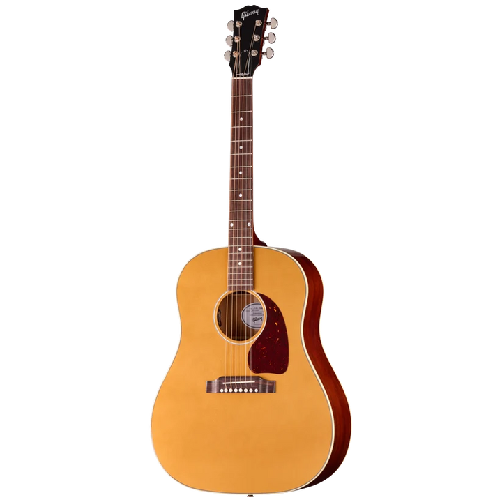 Gibson J-45 Standand Acoustic Electric Guitar - Gold Top — front angle