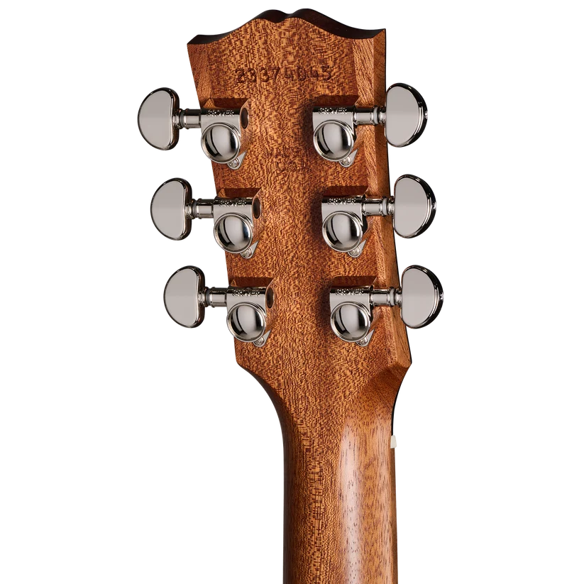 Gibson J-45 Studio Walnut Gloss Top Acoustic Electric Guitar - Natural headstock, back