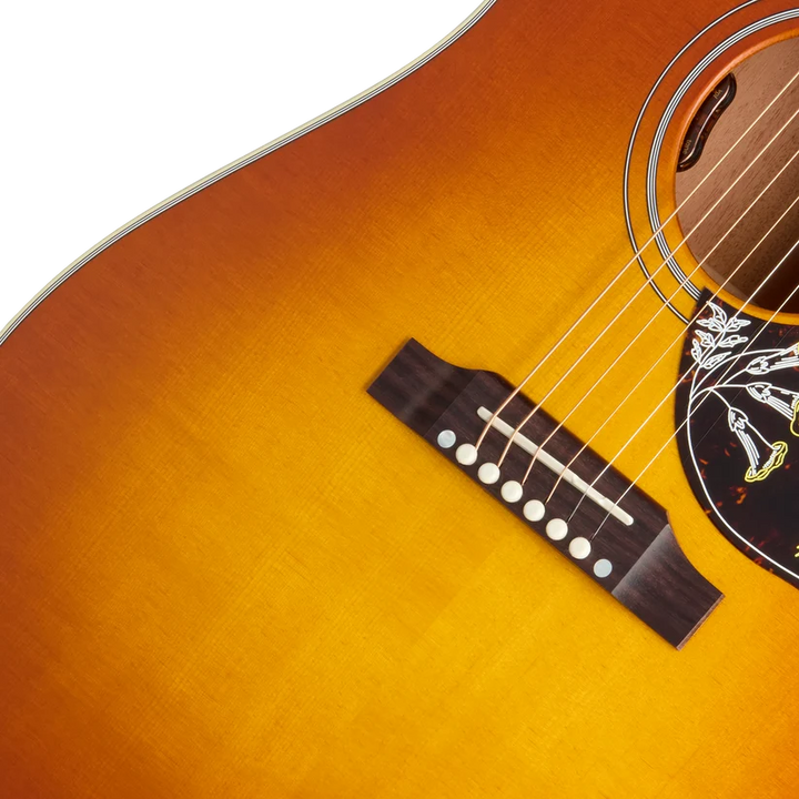 Gibson Hummingbird Acoustic Guitar - Faded Heritage Cherry Sunburst — Detail 2