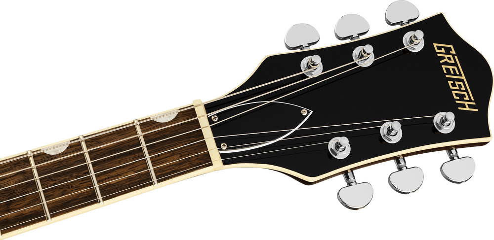 Gretsch G2655T Streamliner Center Block Jr. Double-Cut with Bigsby Electric Guitar - Gunmetal headstock