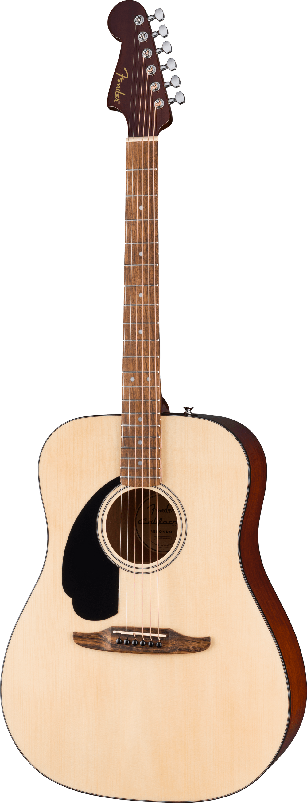 Fender California Standard Redondo Left-handed Acoustic Guitar - Natural — front angle