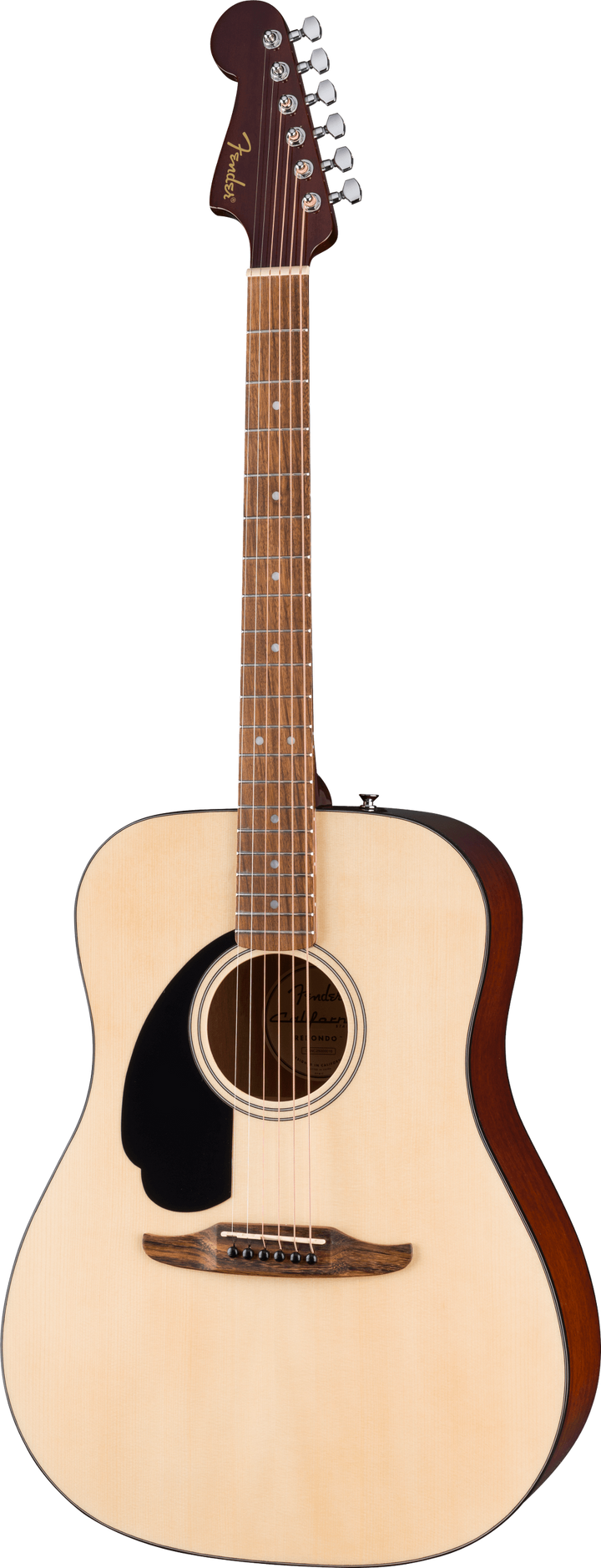 Fender California Standard Redondo Left-handed Acoustic Guitar - Natural — front angle