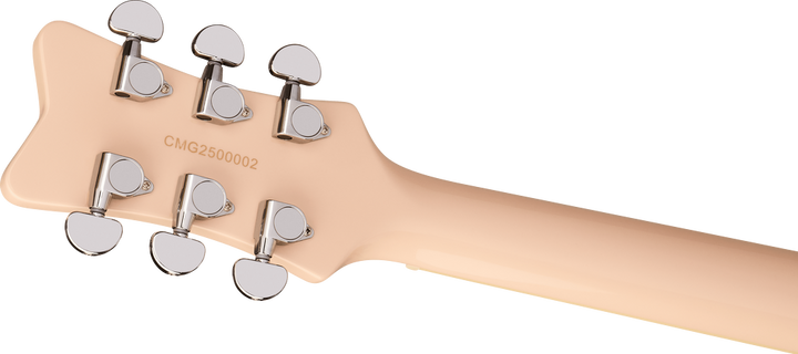 Gretsch Streamliner Jet Club 1 Pickup Electric Guitar - Shell Pink headstock, back