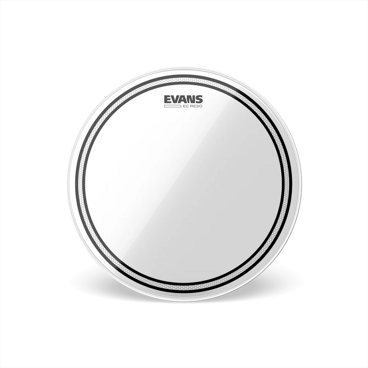 Evans TT12ECR 12" Resonant Drum Head - Clear — Front 2
