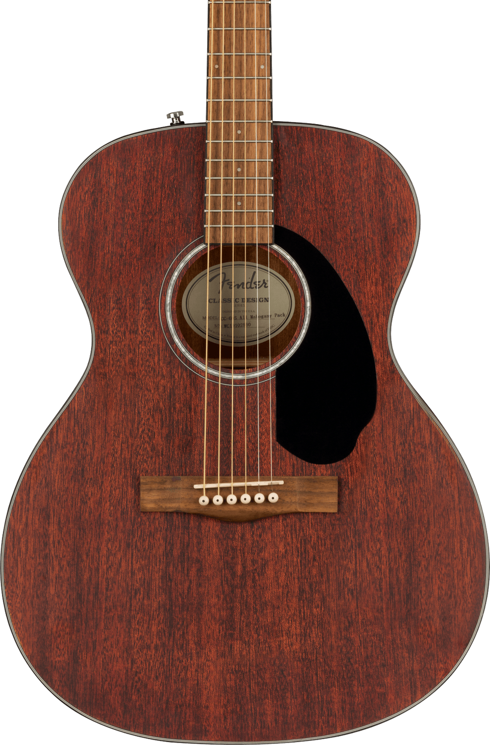 Fender CC-60S Concert Pack - Mahogany — three-quarter front view