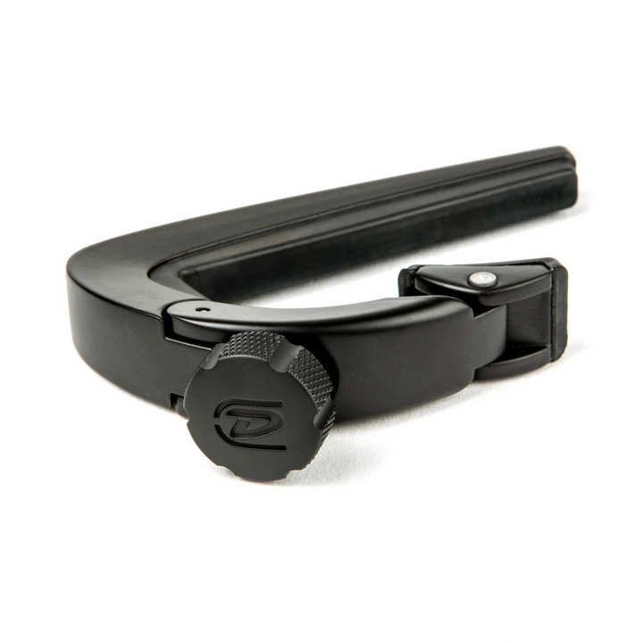 Dunlop Pivot Capo for Classical Guitar - Black — side view