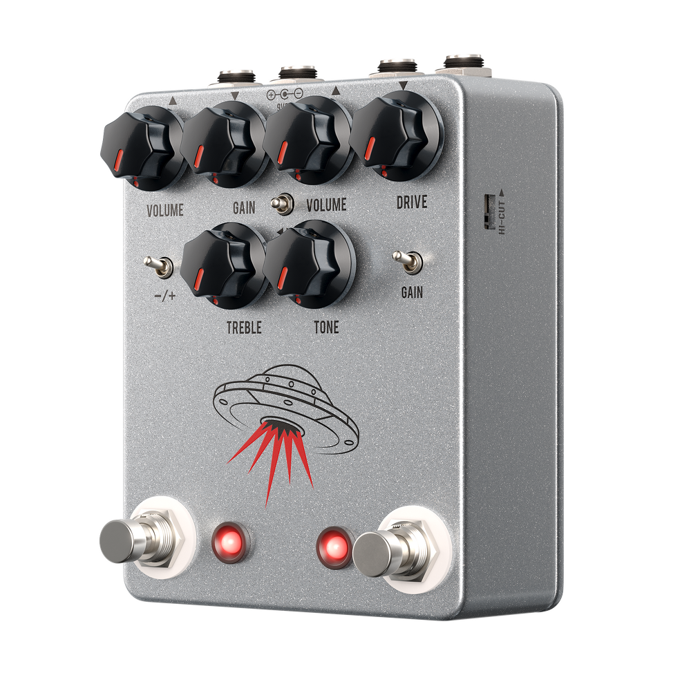 JHS Wanderer Overdrive Effects Pedal — Front angle 2
