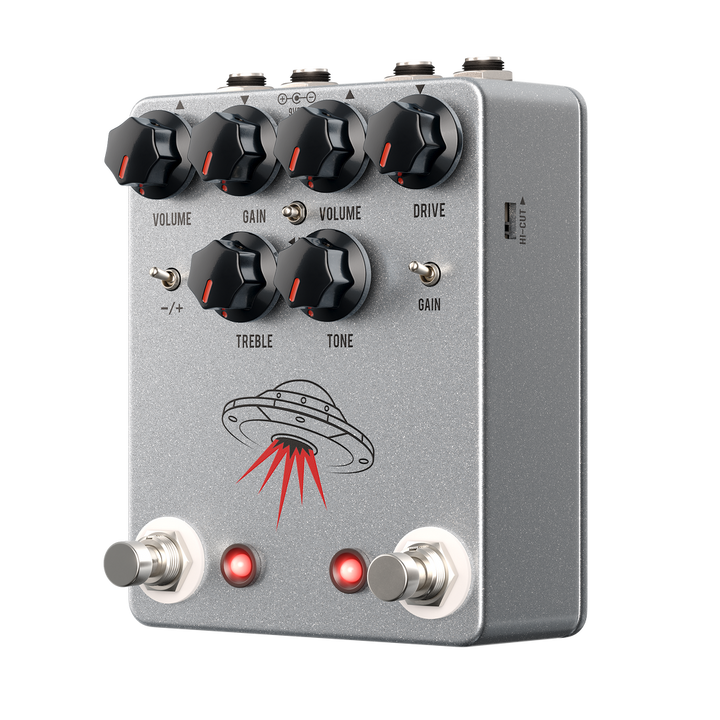 JHS Wanderer Overdrive Effects Pedal — Front angle 2
