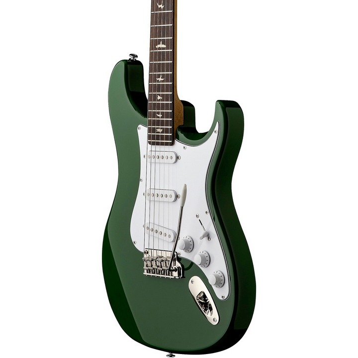 PRS SE Silver Sky Electric Guitar - Laurel Green with Rosewood Fingerboard — Three quarter front 2