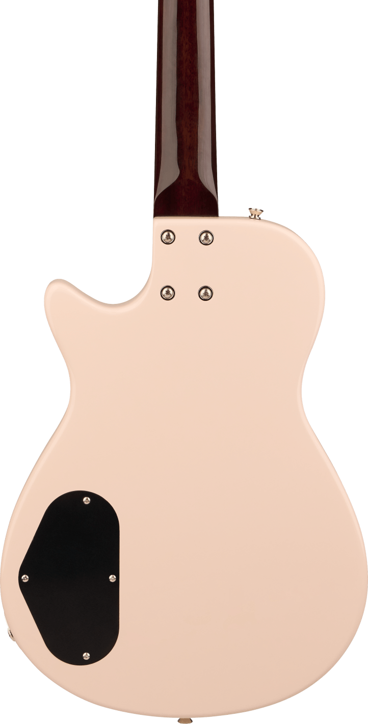Gretsch Streamliner Jet Club Bass Single-Cut Electric Bass Guitar - Shell Pink — three-quarter back view