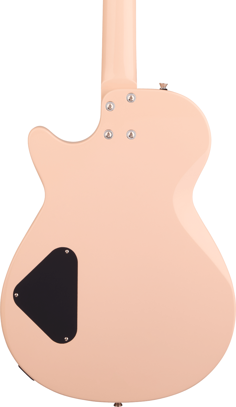 Gretsch Streamliner Jet Club 1 Pickup Electric Guitar - Shell Pink — three-quarter back view