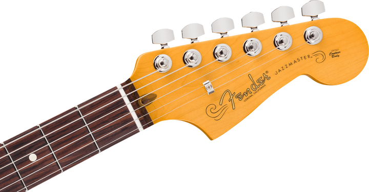 Fender American Professional Jazzmaster Electric Guitar - Oxblood headstock