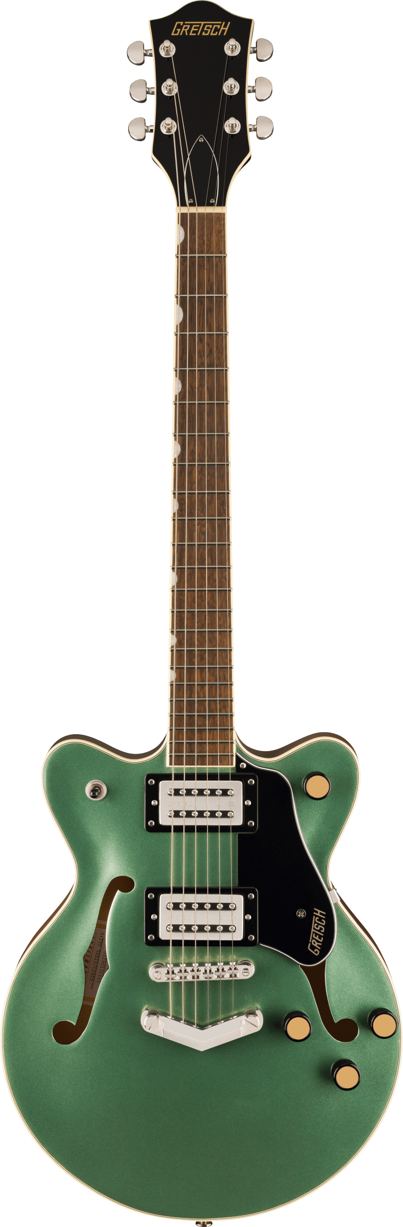 Gretsch G2655 Streamliner Center Block Jr. Double-Cut With V-Stoptail Electric Guitar - Steel Olive