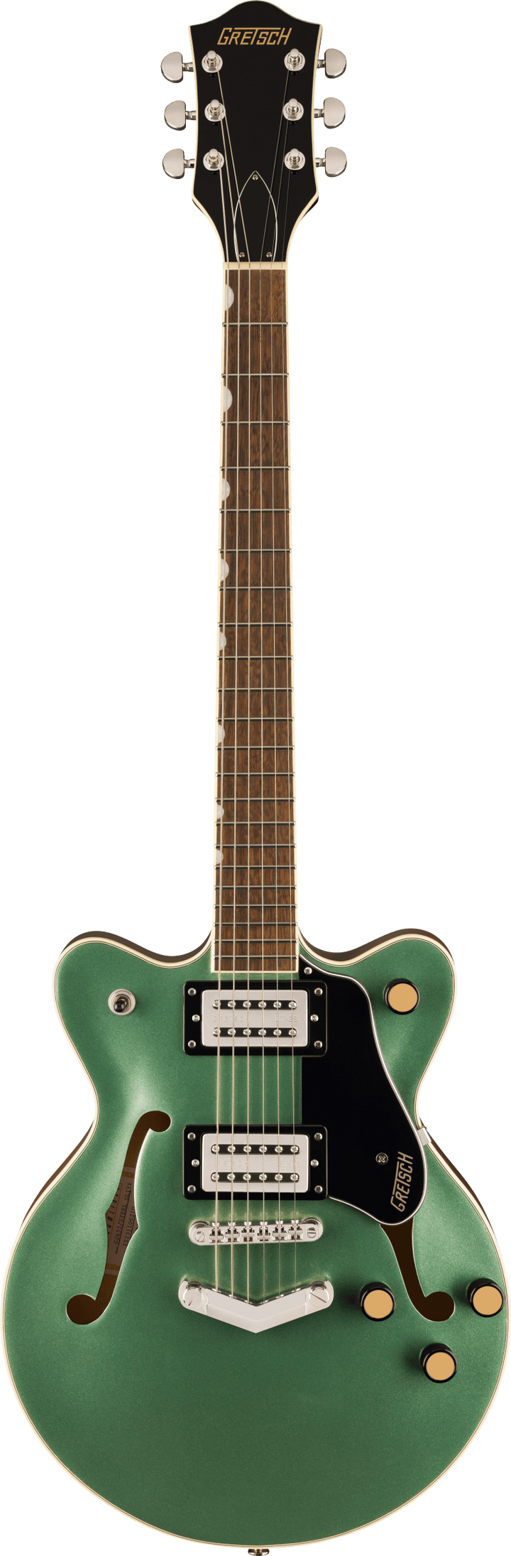 Gretsch G2655 Streamliner Center Block Jr. Double-Cut With V-Stoptail Electric Guitar - Steel Olive