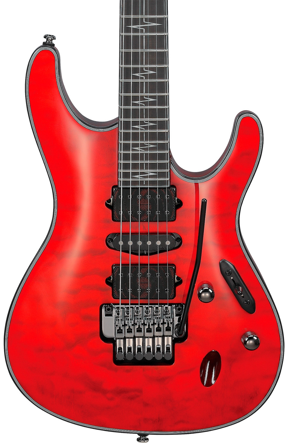 Ibanez JIVA10R Nita Strauss Signature Electric Guitar - Torch Red — Three quarter front 1