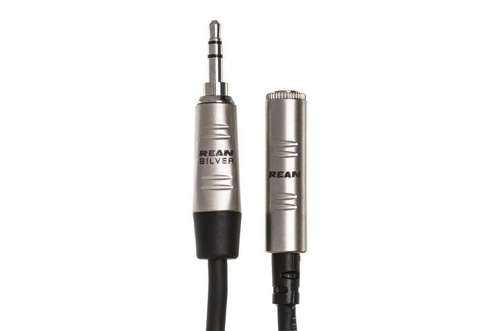 Hosa HXMM Pro 10' Headphone Extension Cable - REAN 3.5 mm TRS to 3.5 mm TRS — Detail 1
