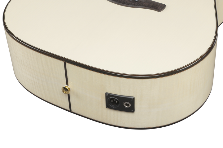 Ibanez AAD371EATW Advanced Acoustic Series Acoustic Guitar - Antique White detail