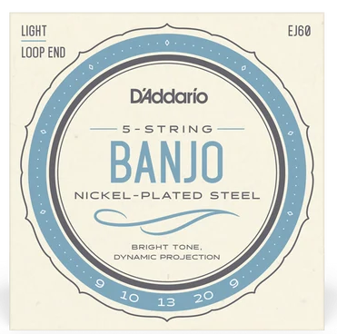 D'Addario EJ60 5-String Banjo Strings - Light