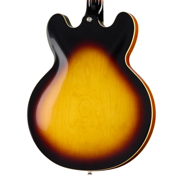 Epiphone ES-335 Semi-Hollowbody Electric Guitar - Vintage Sunburst — three-quarter back view