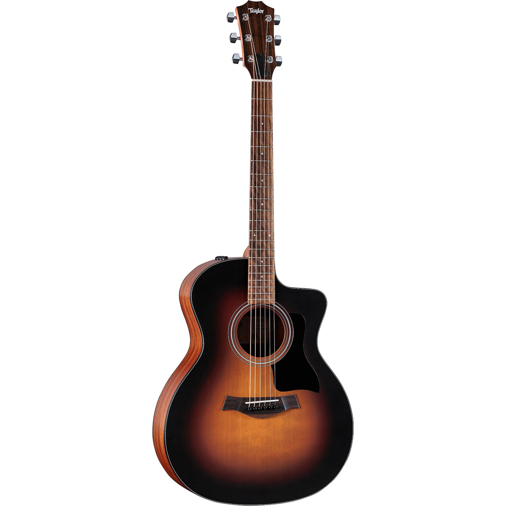 Taylor 114ce Special Edition Acoustic Electric Cutaway Guitar - Dark Tobacco Burst