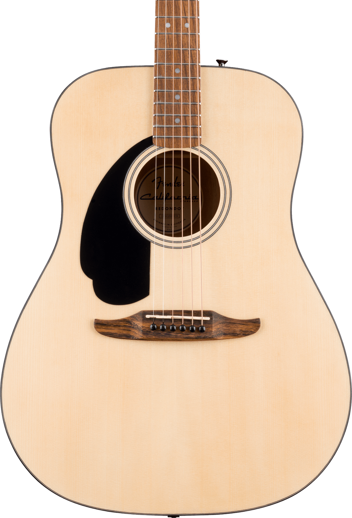 Fender California Standard Redondo Left-handed Acoustic Guitar - Natural — three-quarter front view