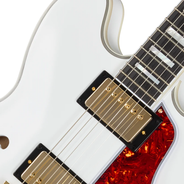 Epiphone Alex Lifeson 1976 ES-355 Reissue Electric Guitar - Alpine White detail