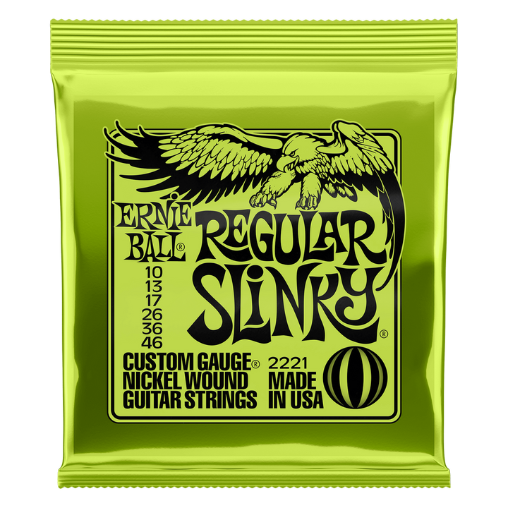 Ernie Ball Regular Slinky 10-Pack Nickel Wound Electric Guitar Strings - Regular Light