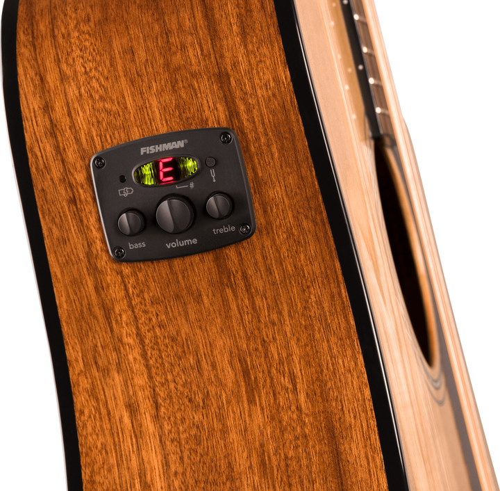 Fender CD-140SCE 12-String Acoustic Electric Guitar - Natural controls