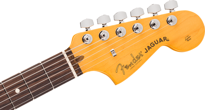 Fender American Professional Jaguar Electric Guitar - Dark Night headstock