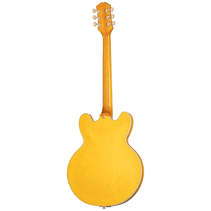 Epiphone Sheraton Semi Hollow-Body Electric Guitar - Natural — back view