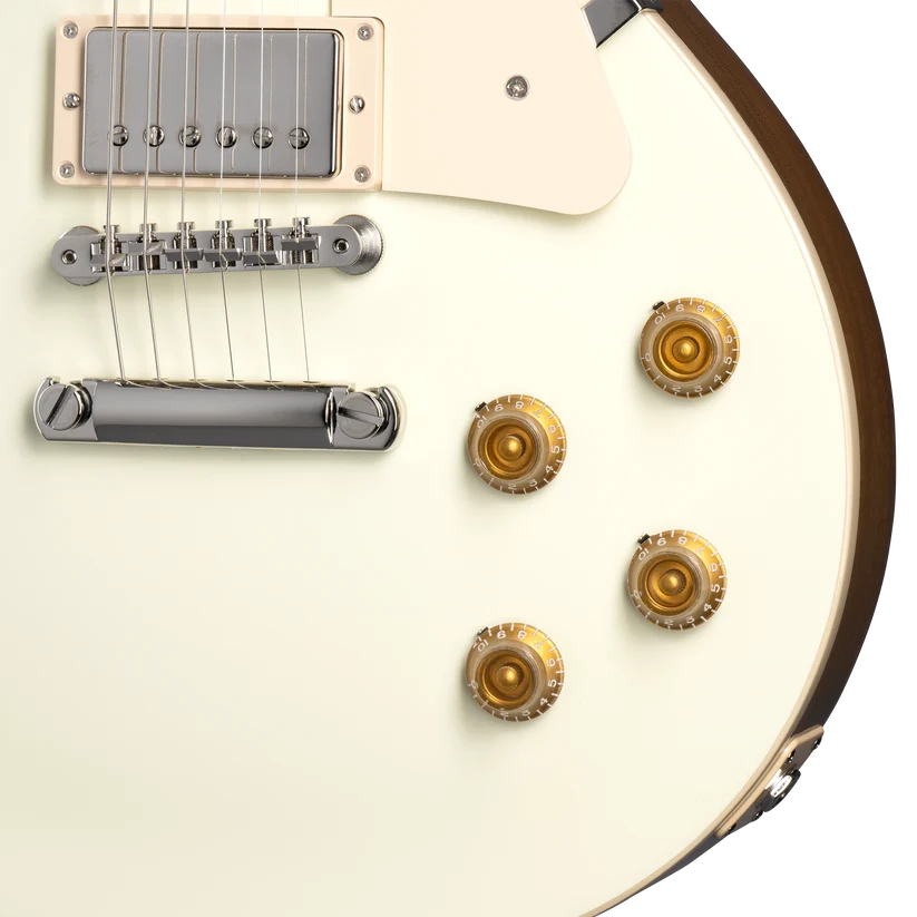 Gibson Les Paul Standard '50s Plain Top Electric Guitar - Classic White controls