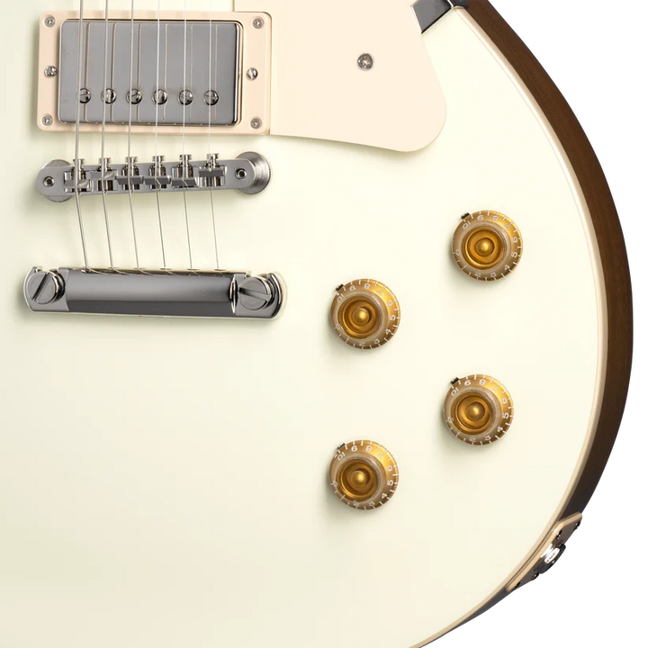 Gibson Les Paul Standard '50s Plain Top Electric Guitar - Classic White controls
