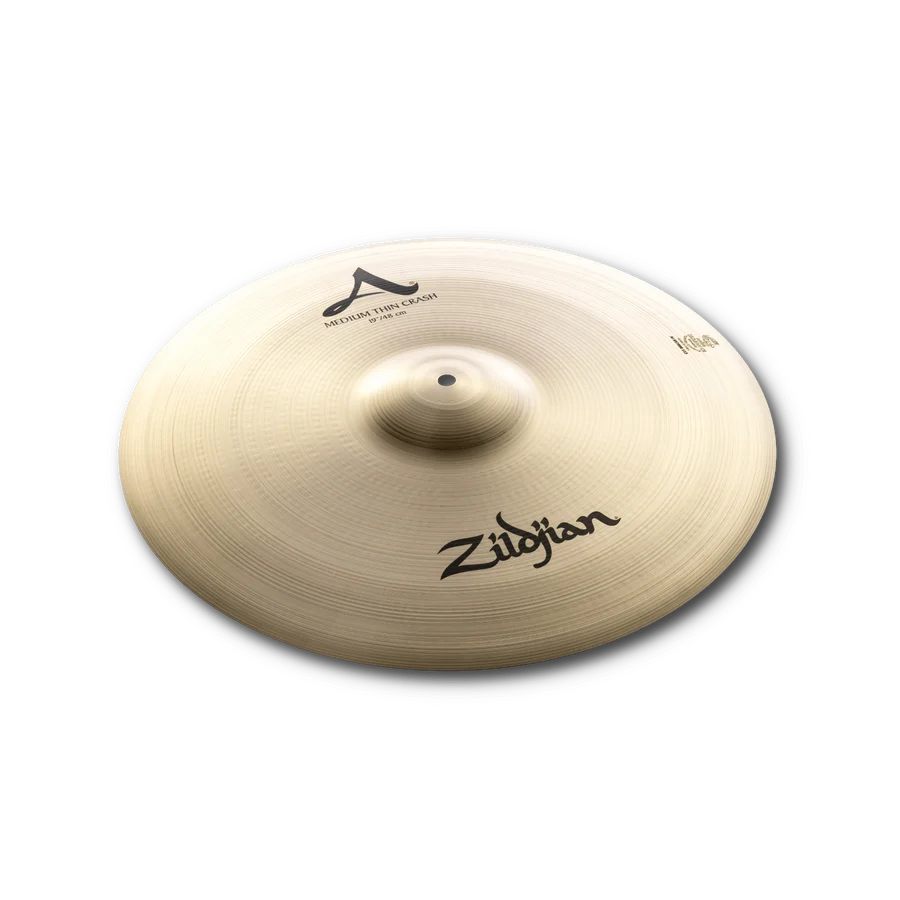 Zildjian A0232 Avedis 18" Medium Thin Crash Cymbal — front angle