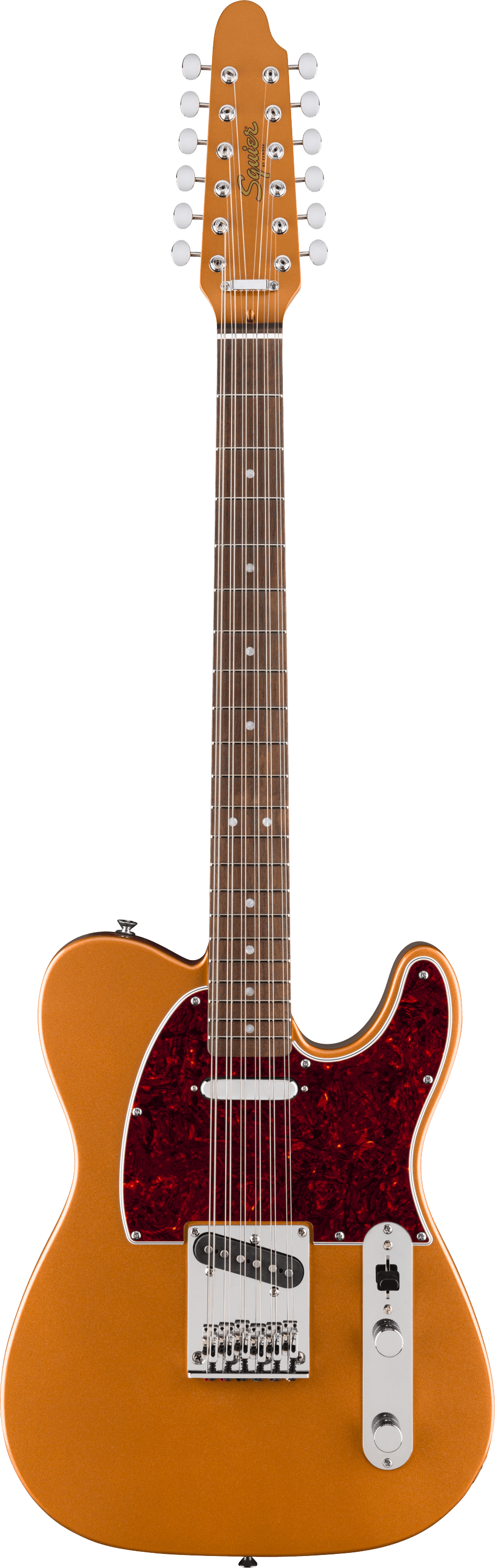 Squier Paranormal Troy Van Leeuwen Telecaster XII 12 String Electric Guitar -  Copper