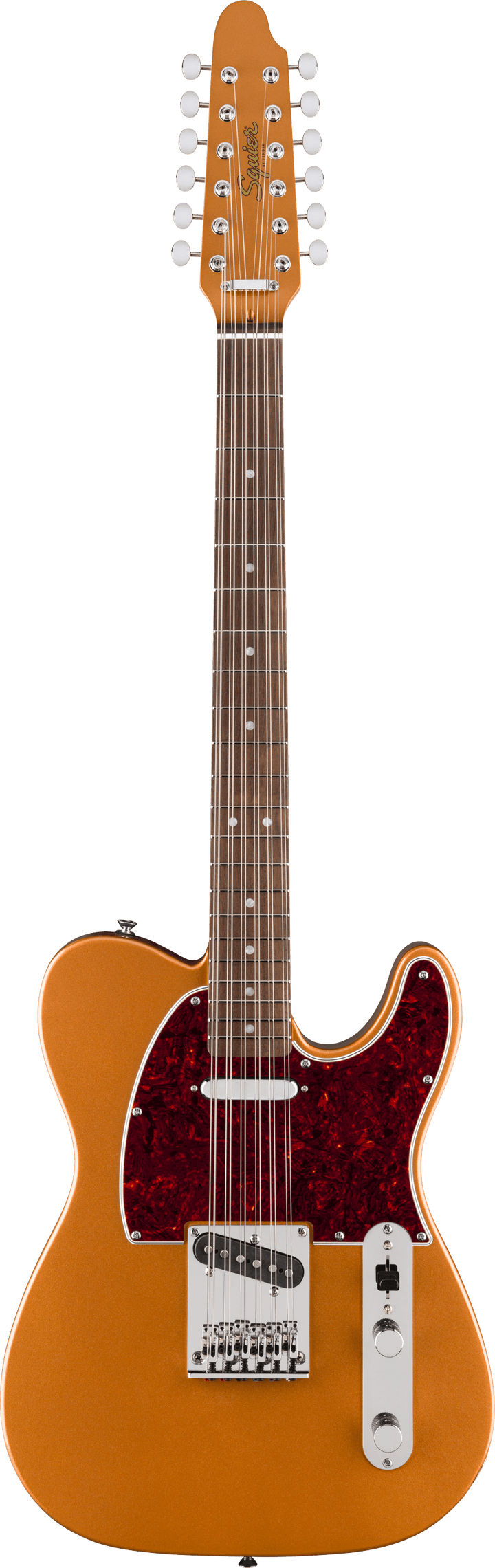Squier Paranormal Troy Van Leeuwen Telecaster XII 12 String Electric Guitar -  Copper