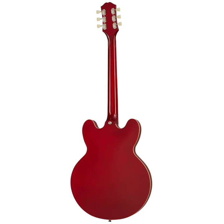 Epiphone ES-335 Semi-Hollowbody Electric Guitar - Cherry — back view