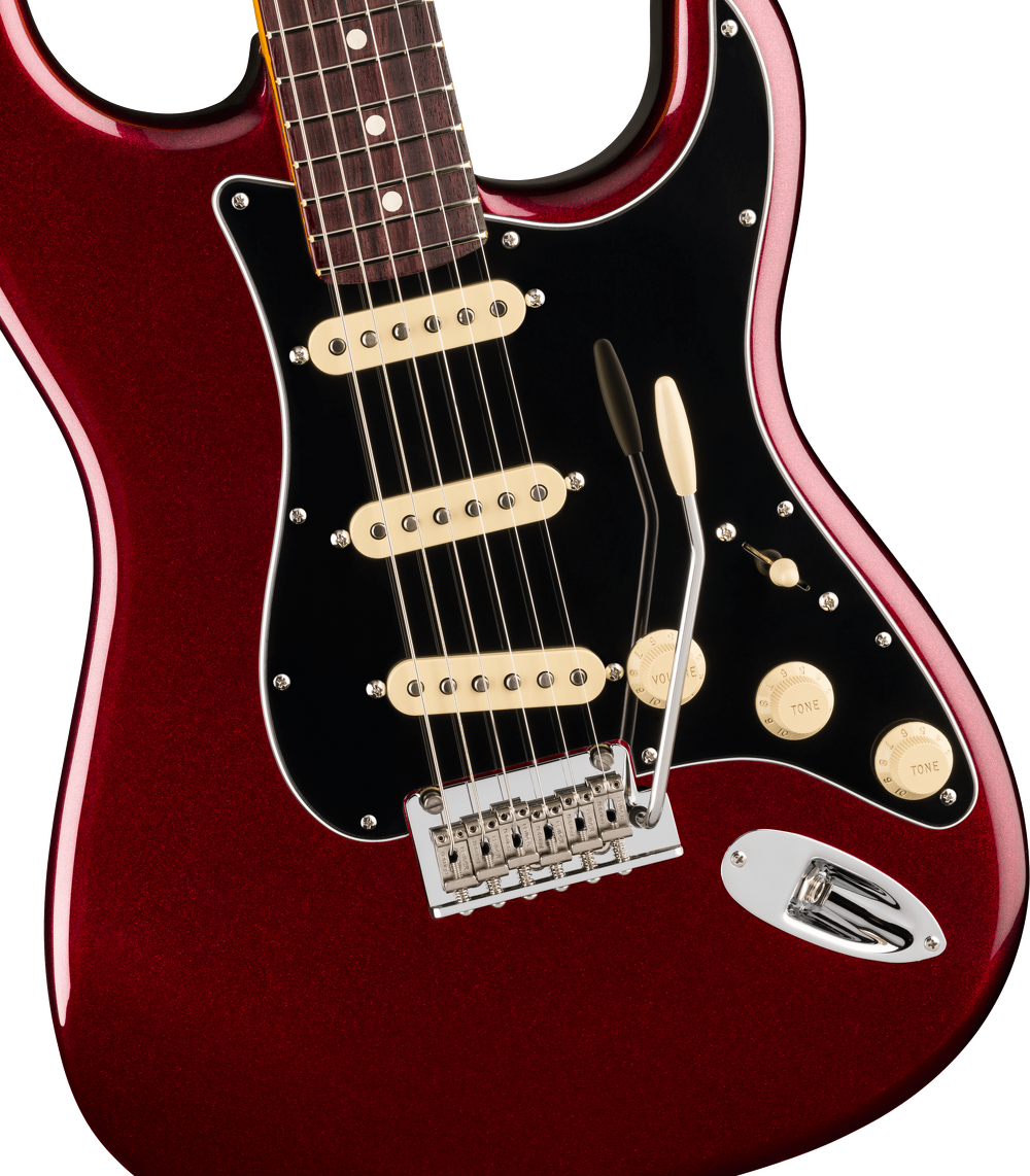 Fender American Professional Stratocaster Electric Guitar - Oxblood — Three quarter front 3