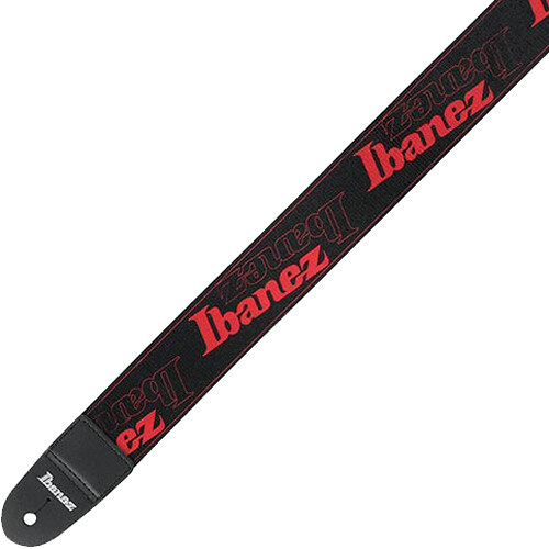 Ibanez GSD50RD Design Guitar Strap - Red — Detail 2