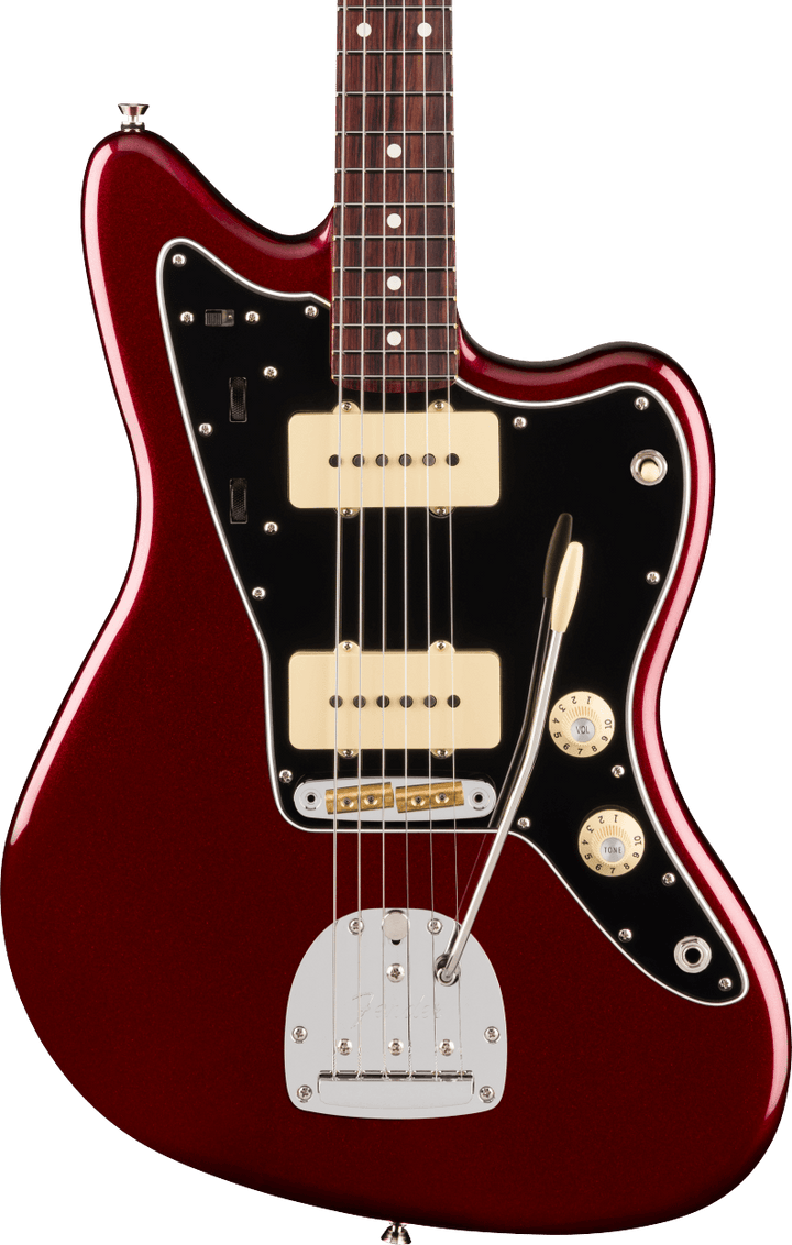 Fender American Professional Jazzmaster Electric Guitar - Oxblood — Three quarter front 1
