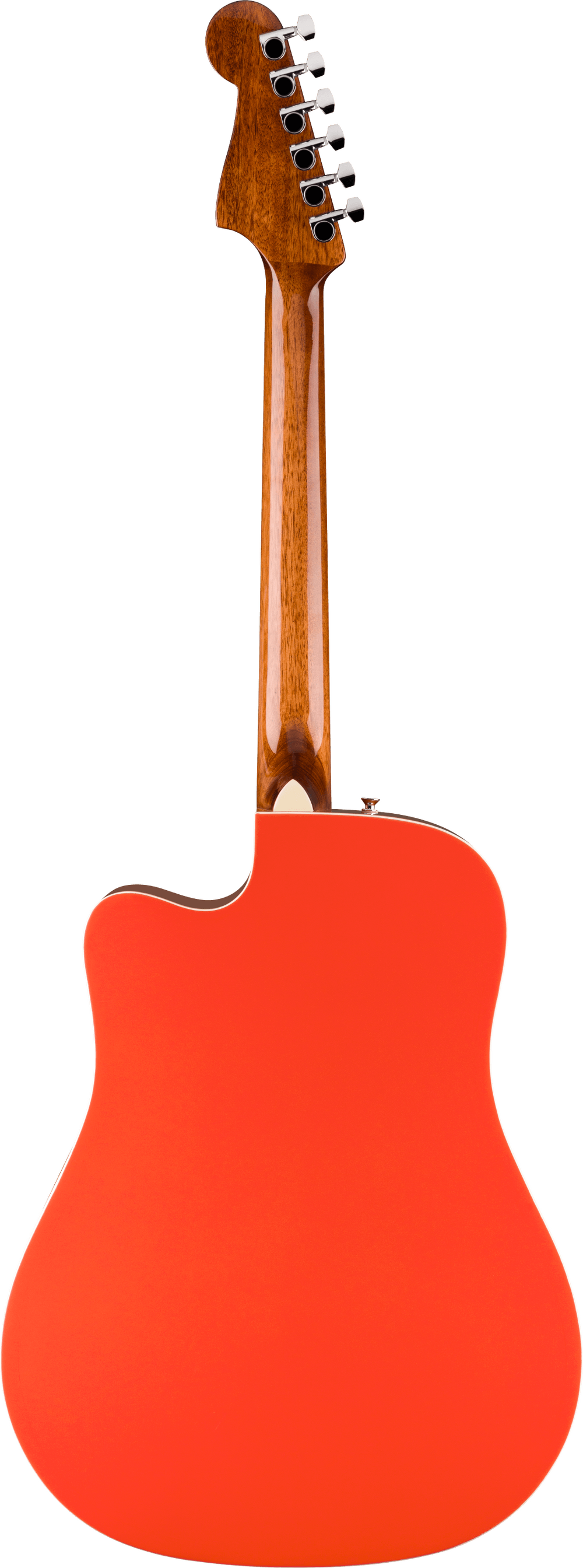 Fender California Standard Redondo CE Acoustic Electric Guitar - Fiesta Red — back view