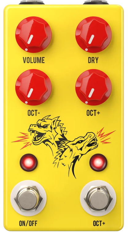 JHS Double Dragon Lo-Fi Analog Octave Effects Pedal
