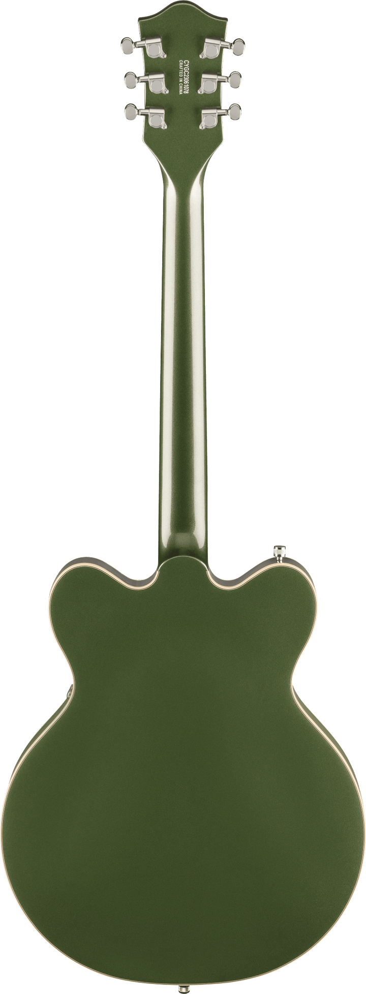 Gretsch G5622 Electromatic Center Block Double-Cut with V-Stoptail Electric Guitar - Olive Metallic — back view